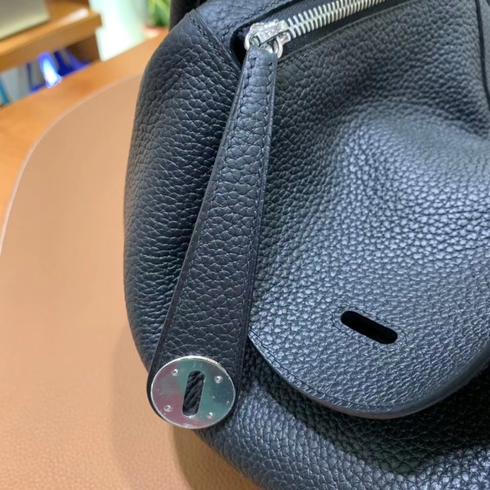 Hermès（爱马仕）TC 黑色 Lindy 30 银扣