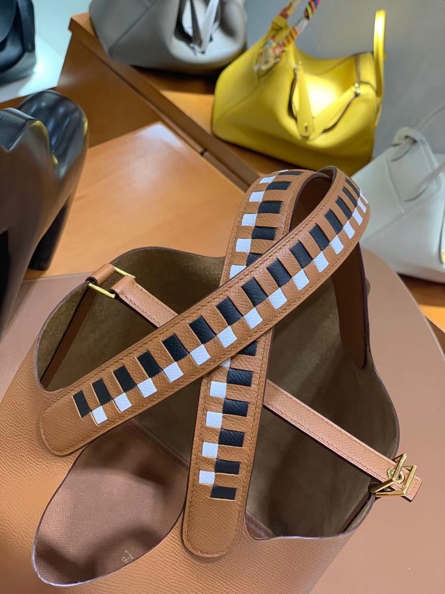 Hermès（爱马仕）Picotin 菜篮子 epsom 金棕色 22cm 金扣 现货