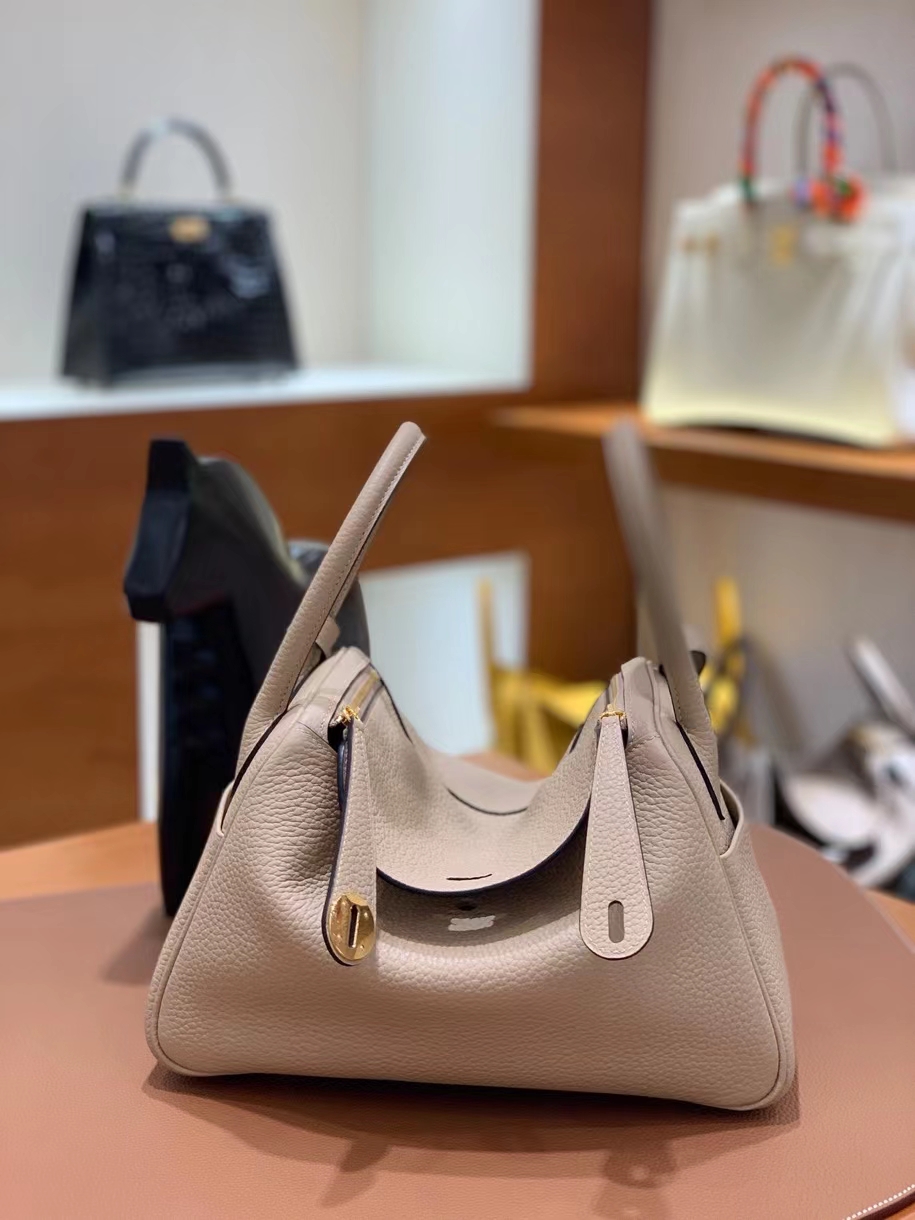 Hermès（爱马仕） TC S2风衣灰 Lindy 26 金扣