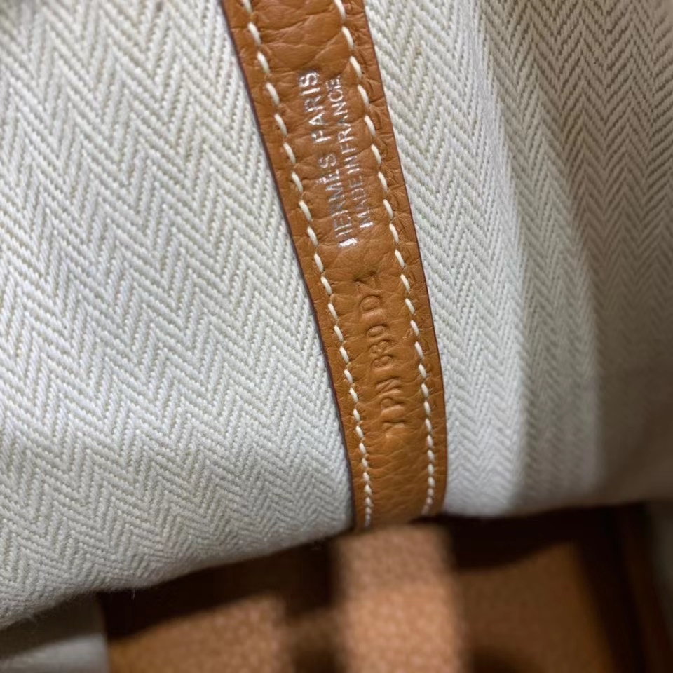 Hermès（爱马仕） Garden Party 花园包 negonda 金棕色 30cm 银扣