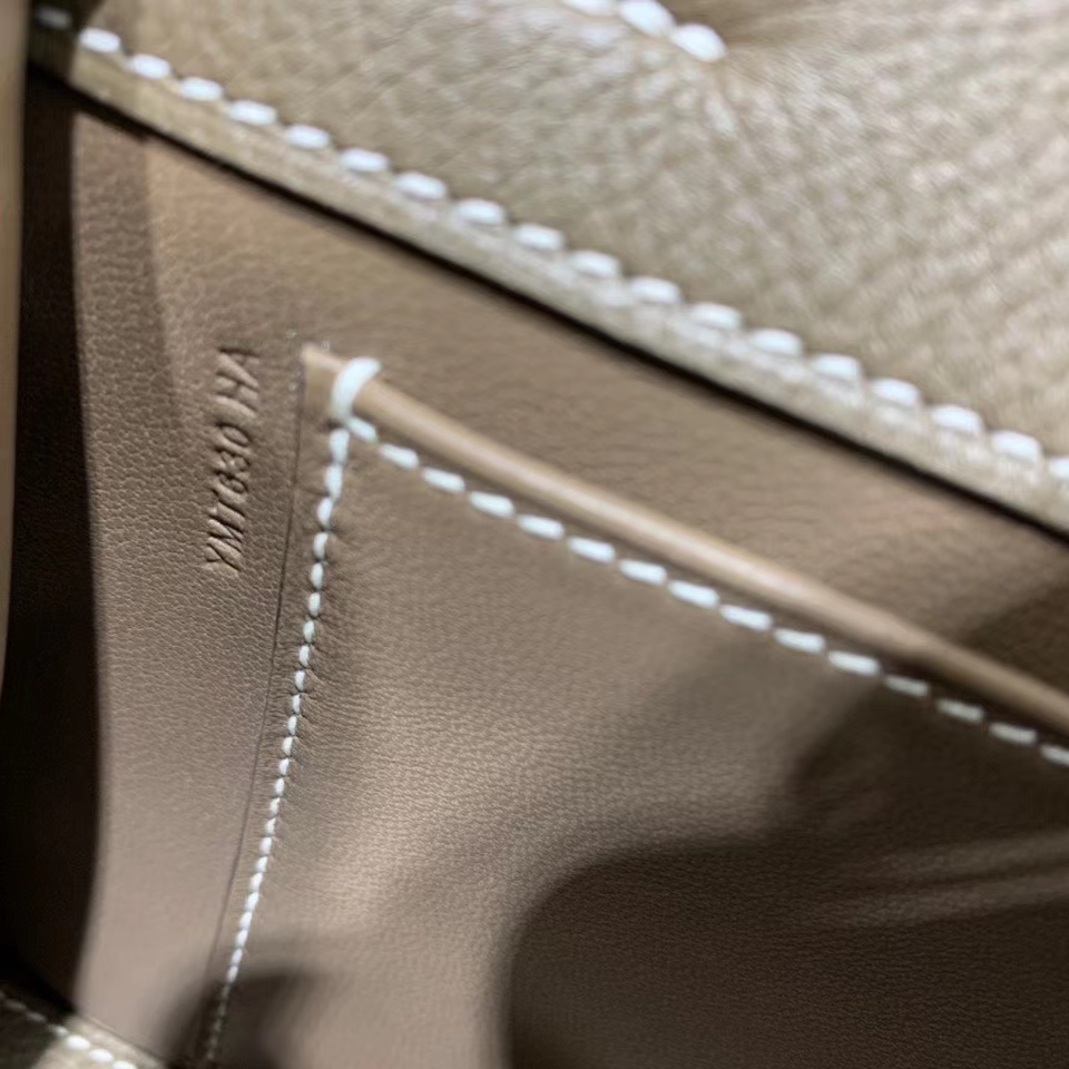 Hermès（爱马仕）Kelly danse evercolor 大象灰 22cm 银扣 现货