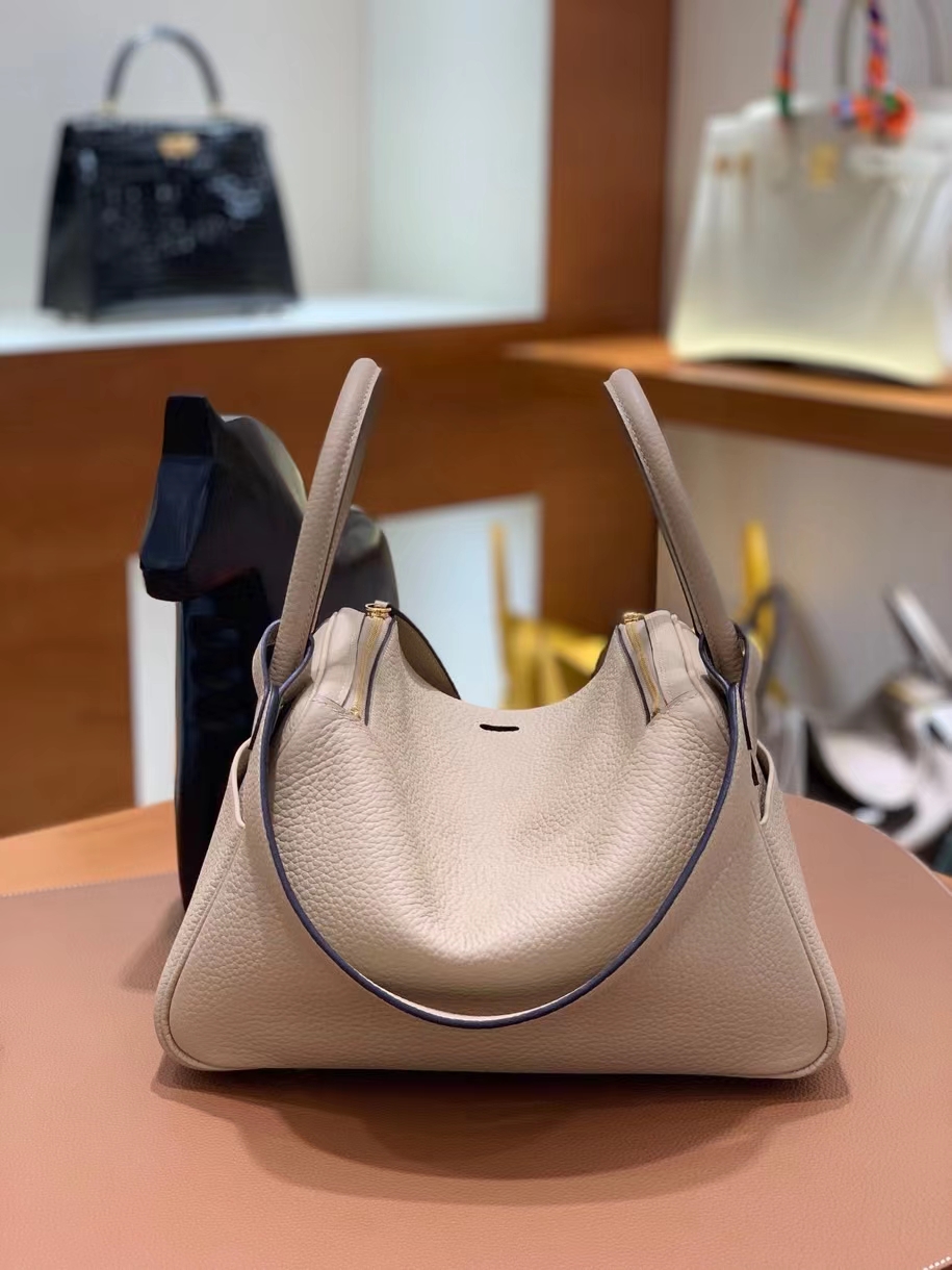 Hermès（爱马仕） TC S2风衣灰 Lindy 26 金扣