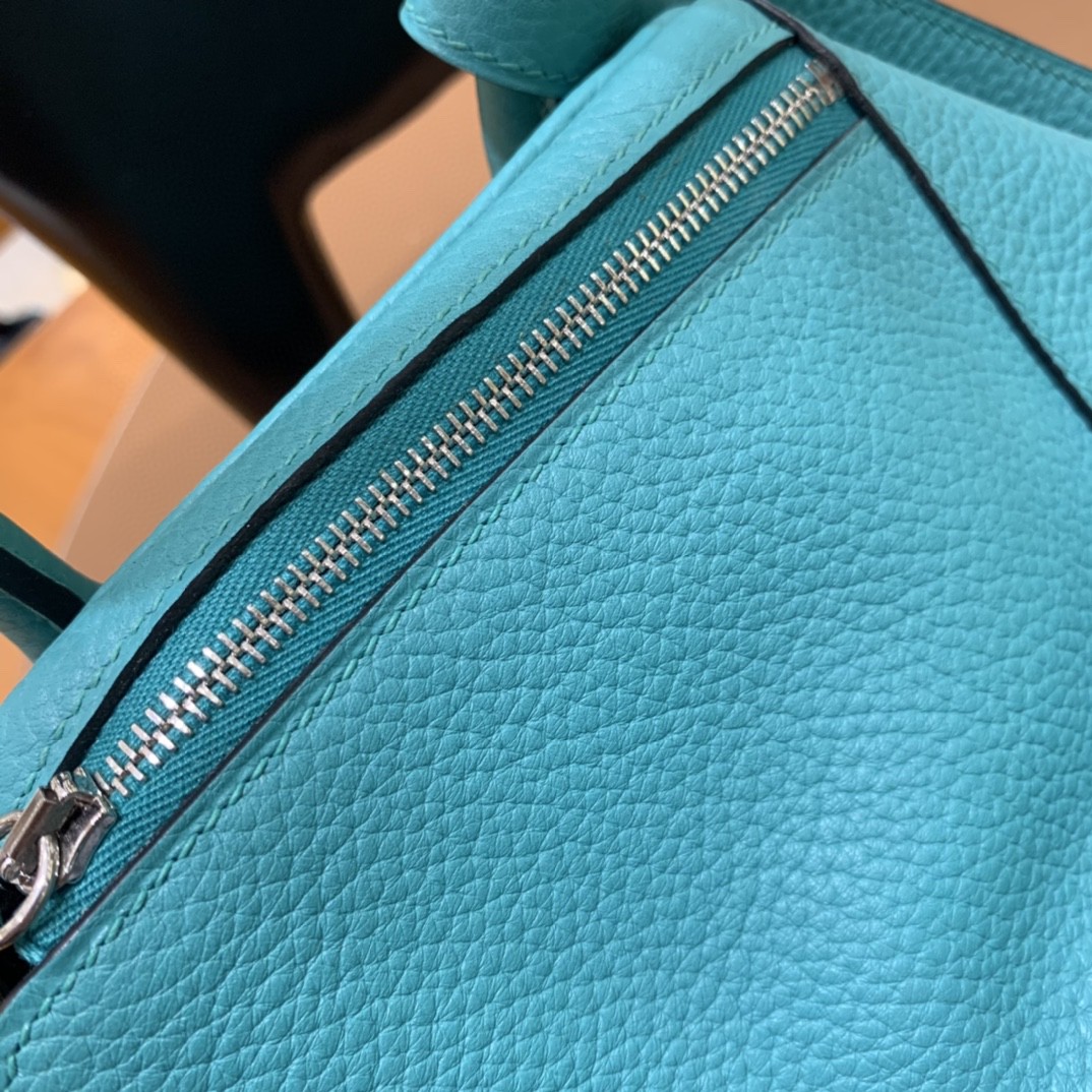 Hermès（爱马仕）Lindy 琳迪包 TC 维罗纳绿 银扣 26cm 现货