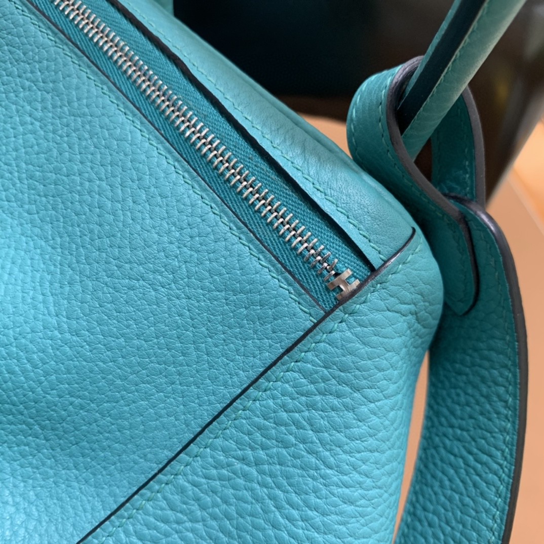 Hermès（爱马仕）Lindy 琳迪包 TC 维罗纳绿 银扣 26cm 现货