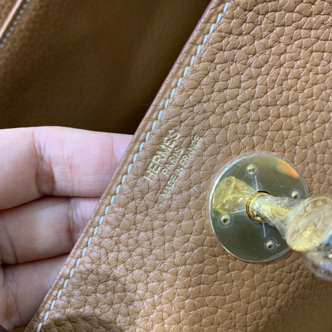 Hermès（爱马仕）Lindy 琳迪包 TC 金棕色 金扣 26cm 现货