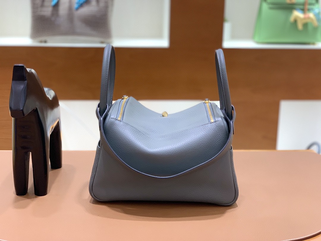 Hermès（爱马仕）Lindy 琳迪包 TC 杏仁绿 金扣 26cm 现货