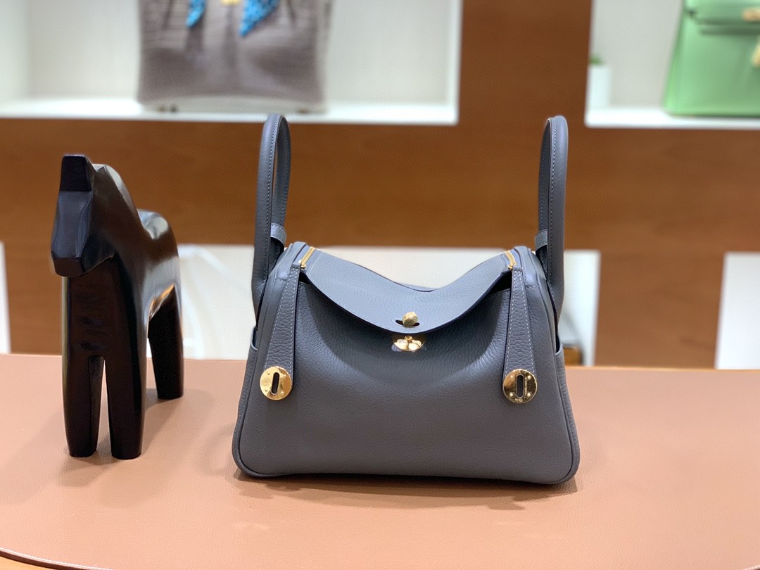 Hermès（爱马仕）Lindy 琳迪包 TC 杏仁绿 金扣 26cm 现货