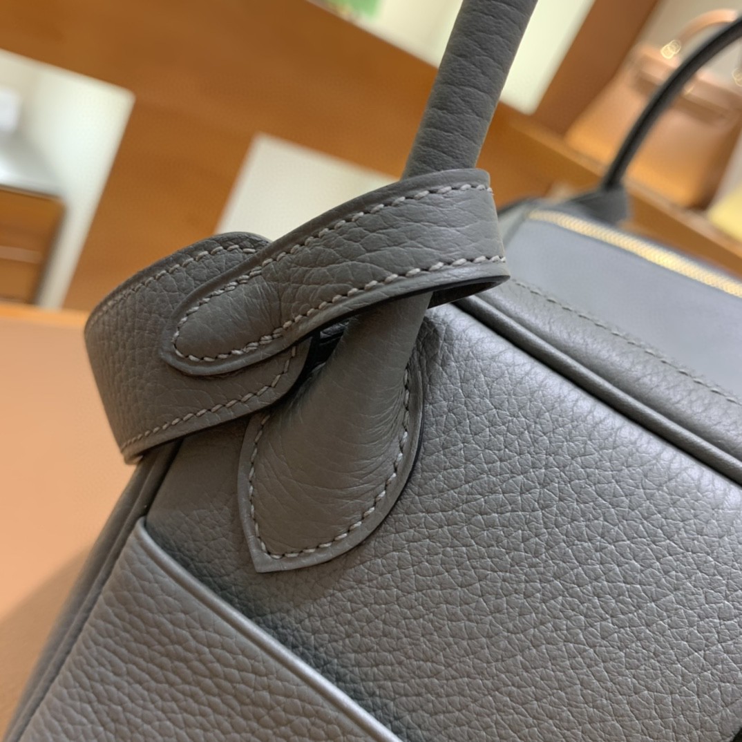 Hermès（爱马仕）Lindy 琳迪包 TC 杏仁绿 金扣 26cm 现货