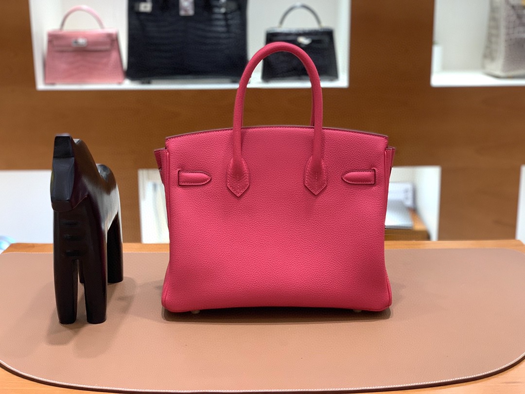 Hermès（爱马仕）Birkin 铂金包 Togo i6极致粉 顶级五金 金扣 30cm