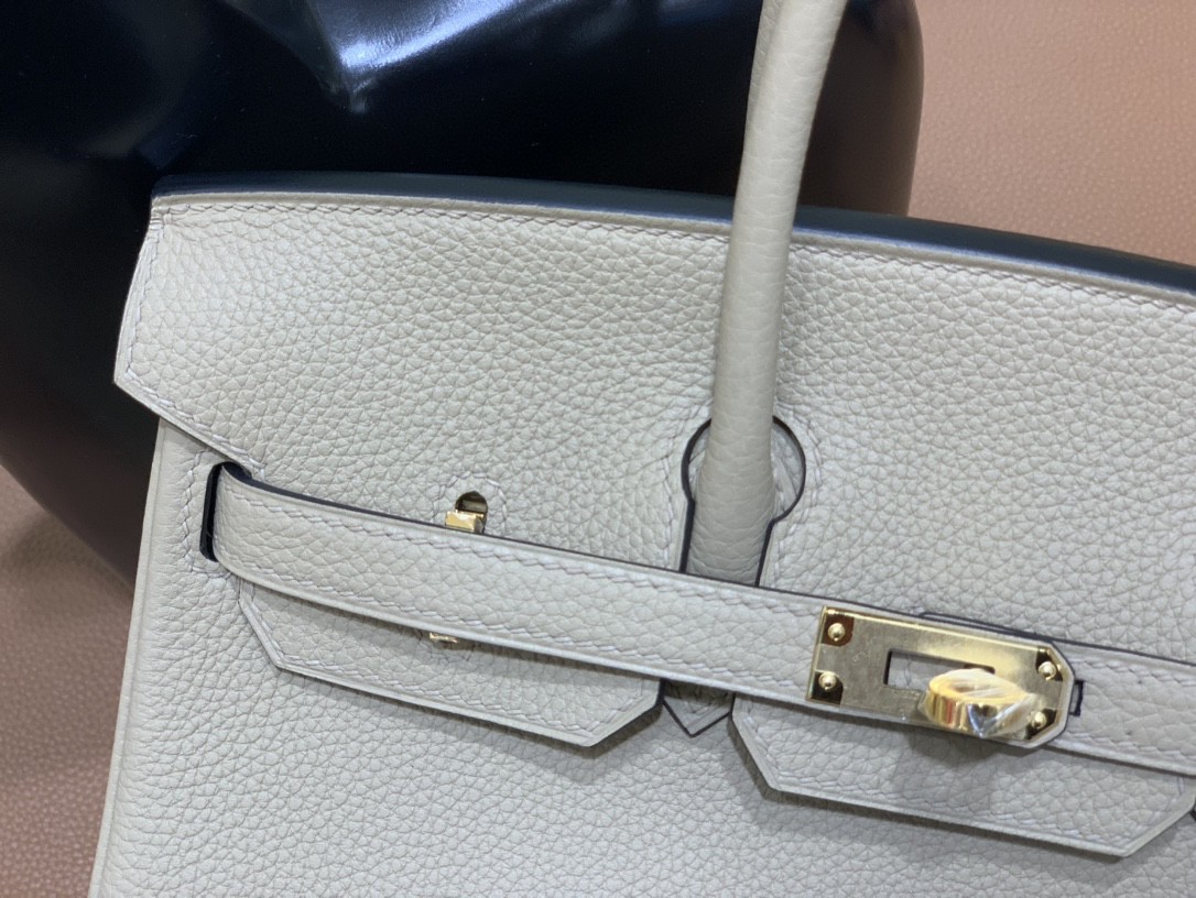 Hermès（爱马仕） Birkin 铂金包 Togo S2 风衣灰 金扣 25cm