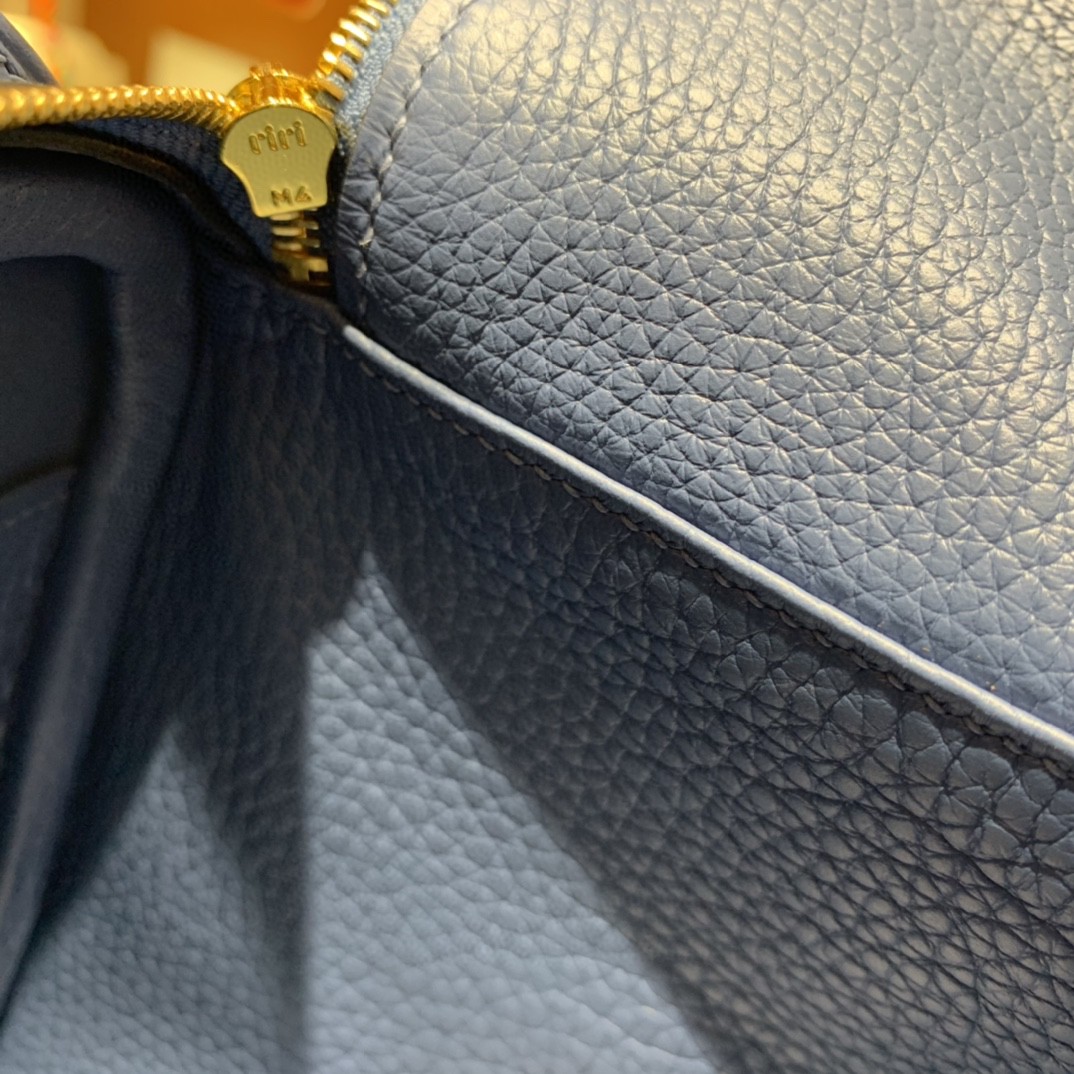 Hermès（爱马仕）Lindy 琳迪包 TC 玛瑙蓝 金扣 26cm