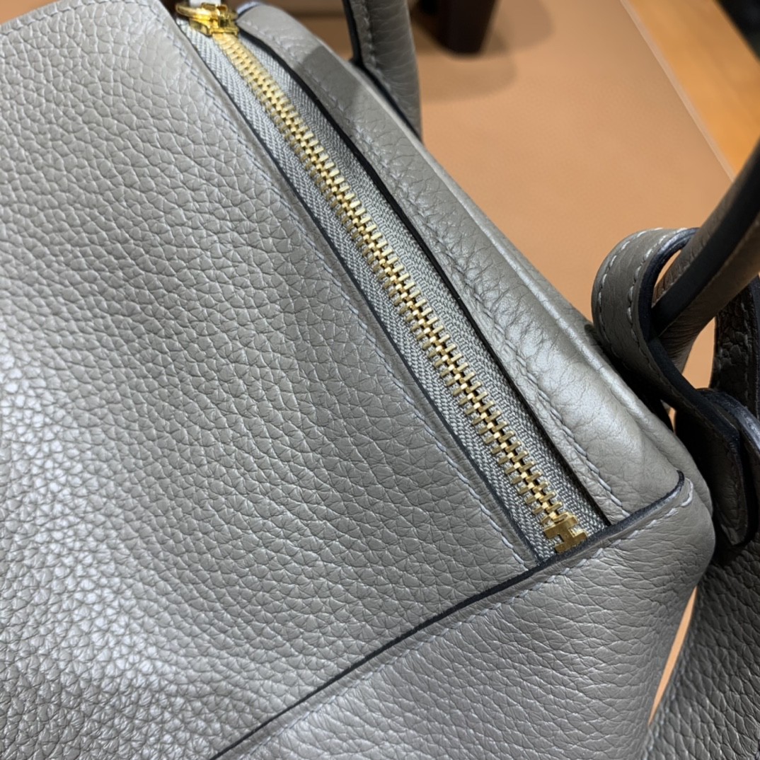 Hermès（爱马仕）Lindy 琳迪包 TC 锡器灰 金扣 26cm