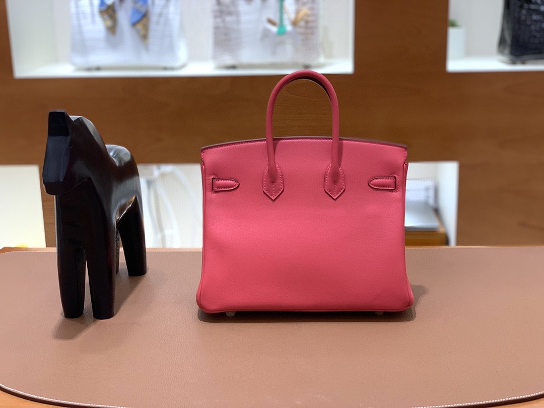 Hermès（爱马仕）Birkin 铂金包 Swift 唇膏粉 金扣 25cm