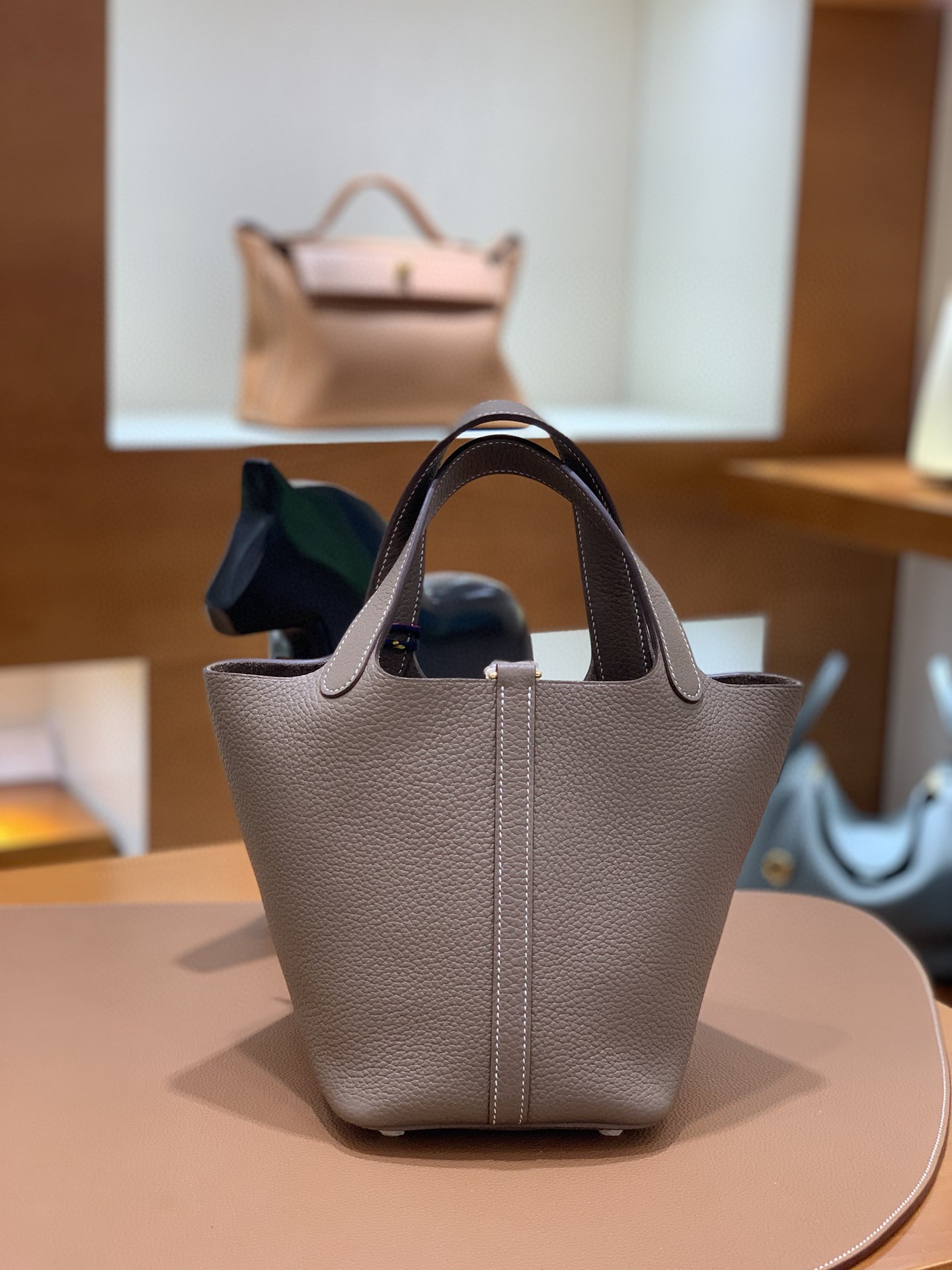 Hermès（爱马仕）Picotin 菜篮子 TC 大象灰 金扣 18cm