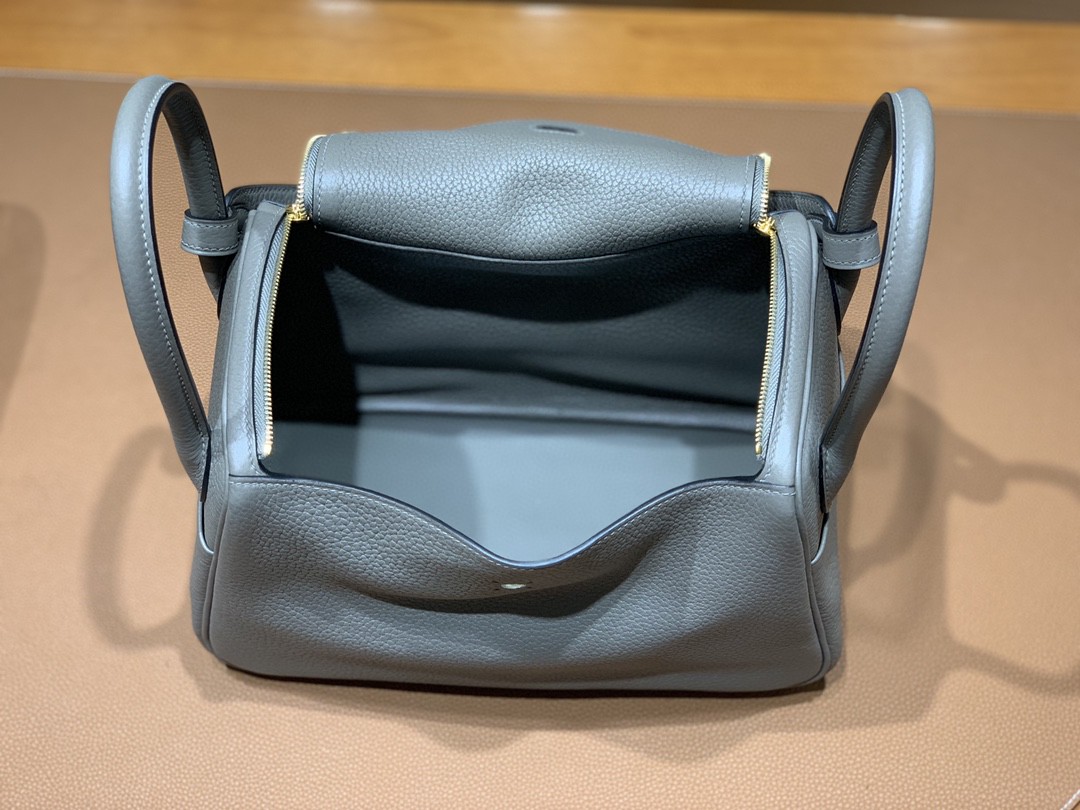 Hermès（爱马仕）Lindy 琳迪包 TC 锡器灰 金扣 26cm