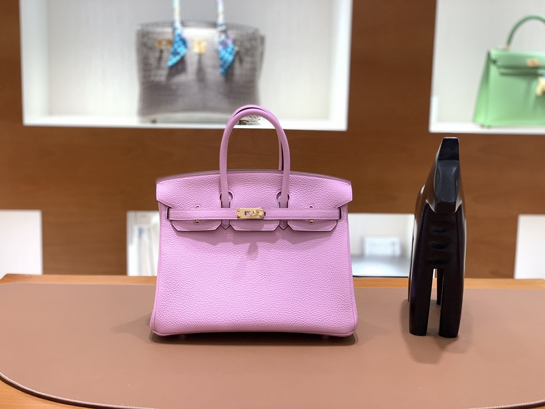Hermès（爱马仕） Birkin 铂金包 Togo X9锦葵紫 金扣 25cm