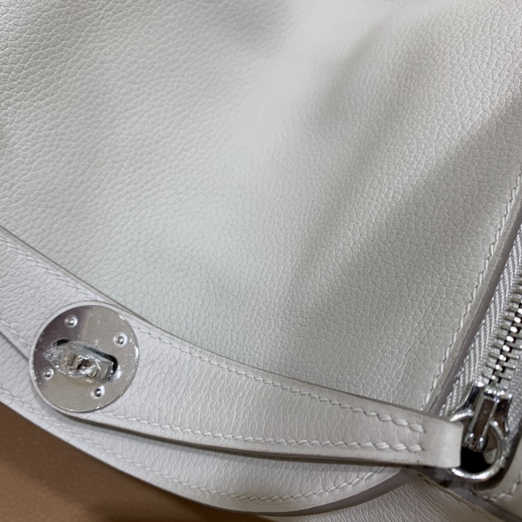 Hermès（爱马仕）Lindy 琳迪包 Evercolor 珍珠灰 银扣 26cm