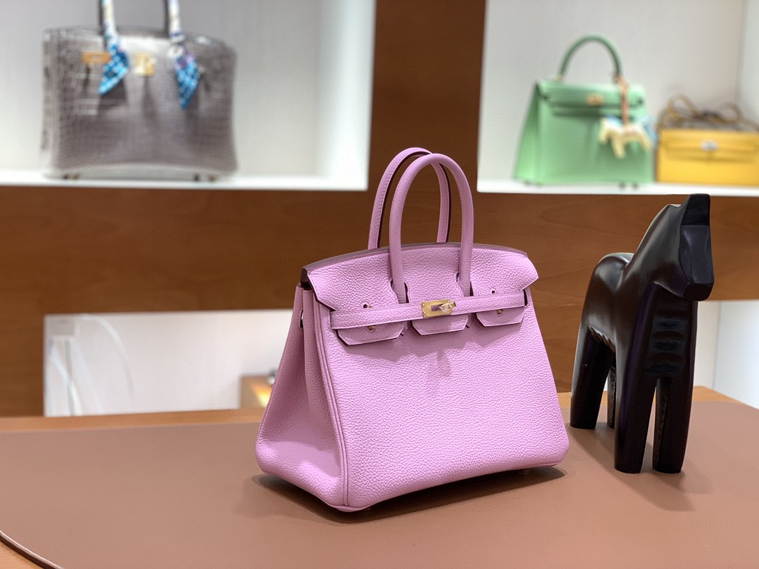 Hermès（爱马仕） Birkin 铂金包 Togo X9锦葵紫 金扣 25cm