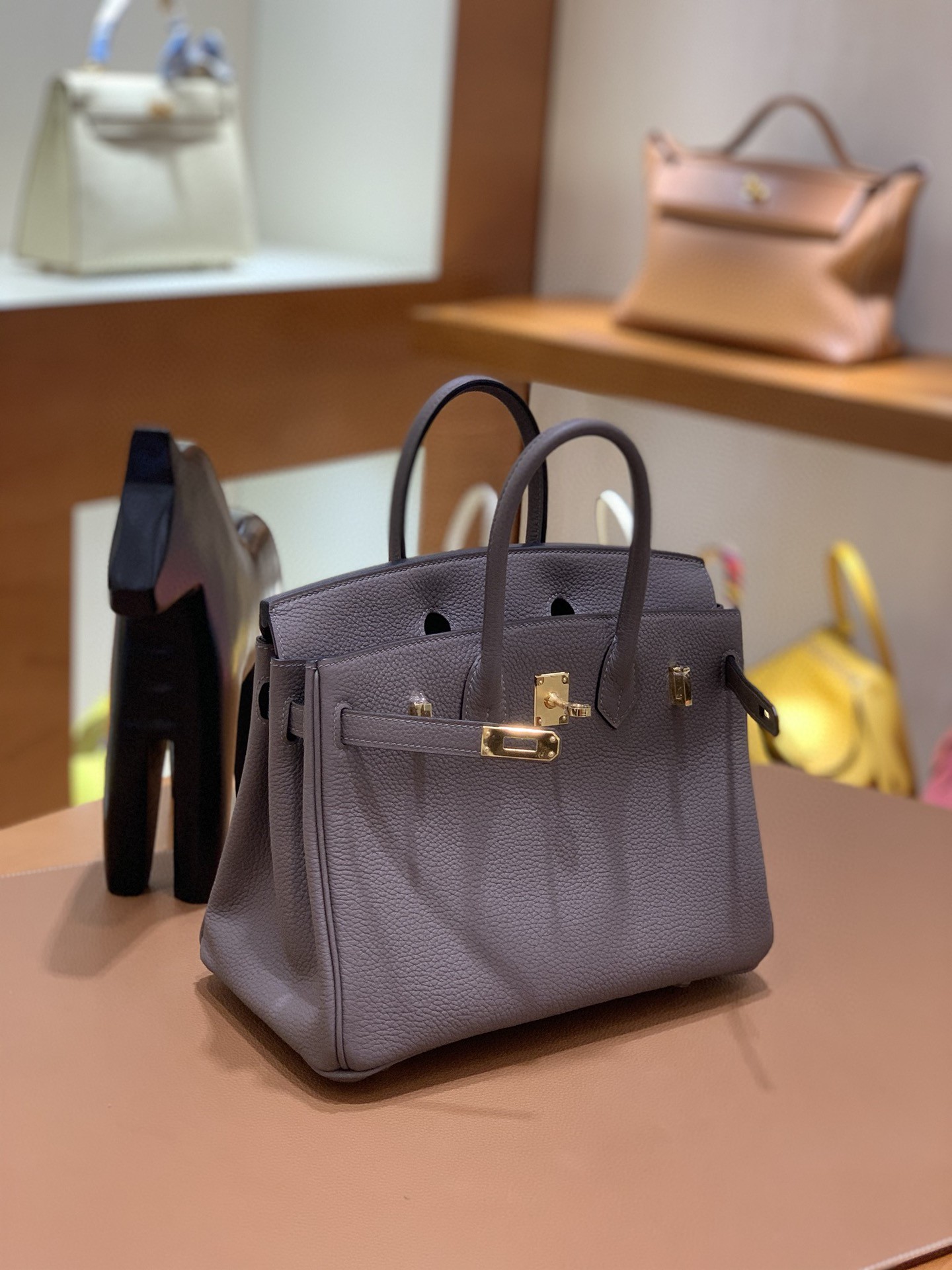 Hermès（爱马仕）Birkin 铂金包 togo 8F锡器灰 金扣 25cm