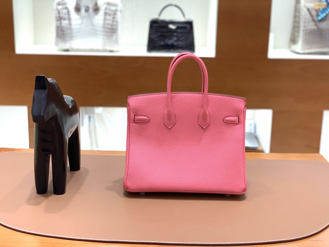 Hermès（爱马仕）Birkin 铂金包 Togo 唇膏粉 银扣 25cm