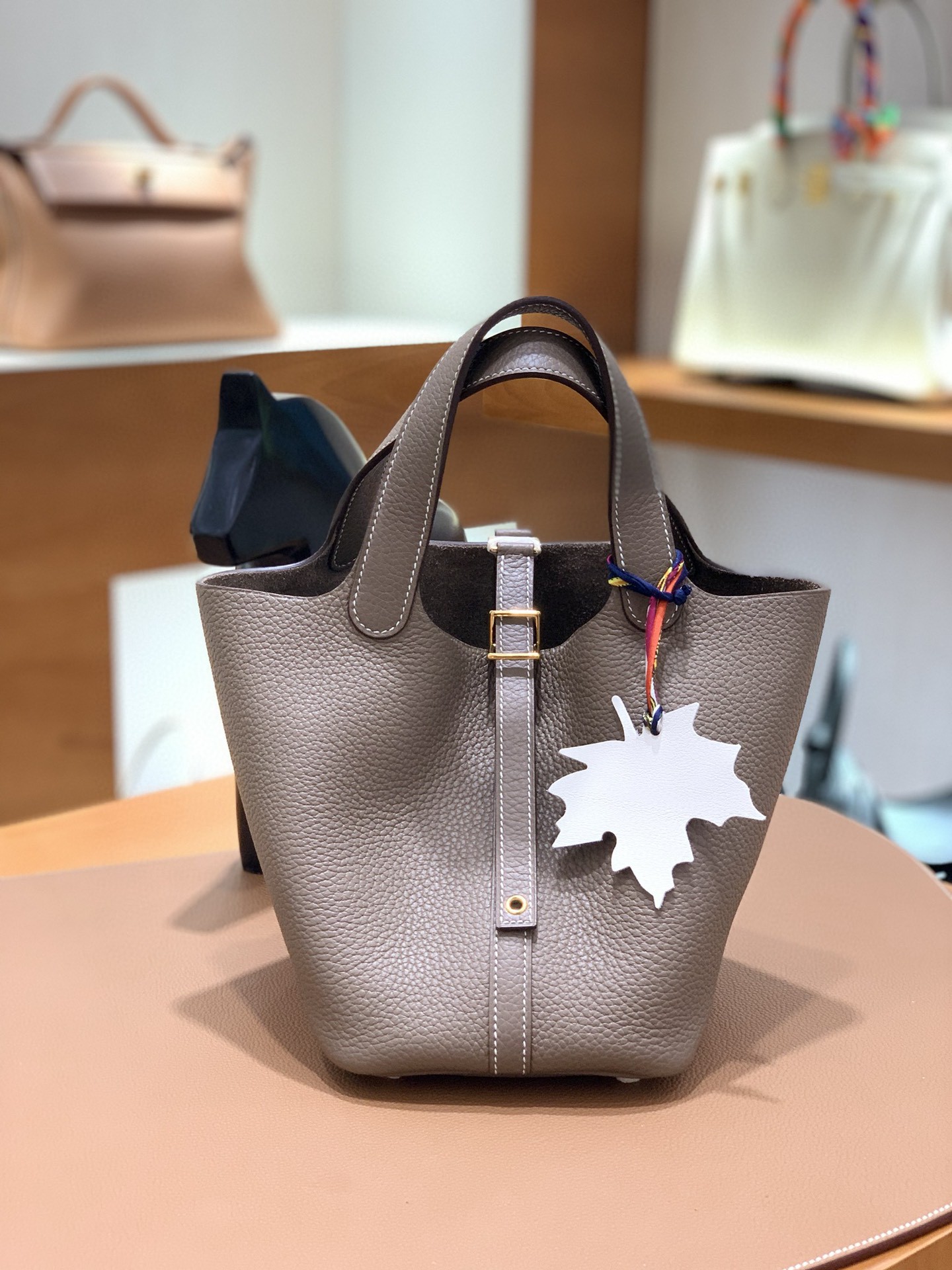 Hermès（爱马仕）Picotin 菜篮子 TC 大象灰 金扣 18cm