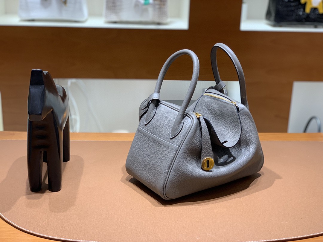 Hermès（爱马仕）Lindy 琳迪包 TC 锡器灰 金扣 26cm