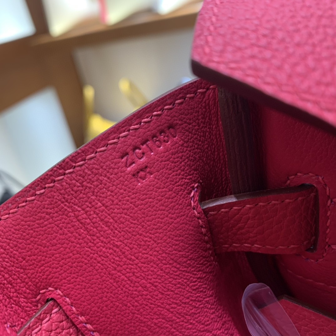 Hermès（爱马仕）Birkin 铂金包 Togo i6极致粉 顶级五金 金扣 30cm