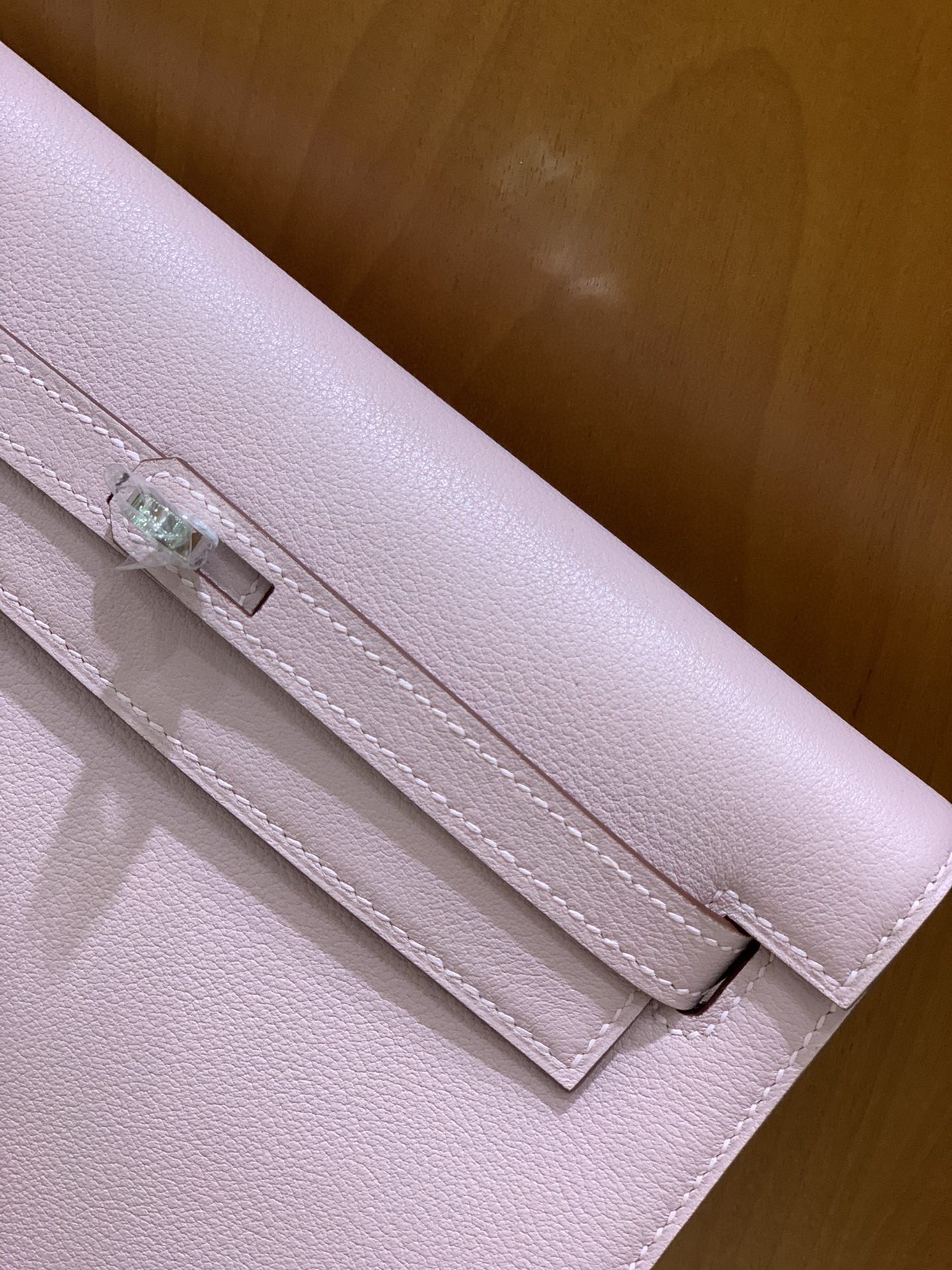 Hermès（爱马仕）Kelly danse 跳舞包 Evercolor X9锦葵紫 22 银扣