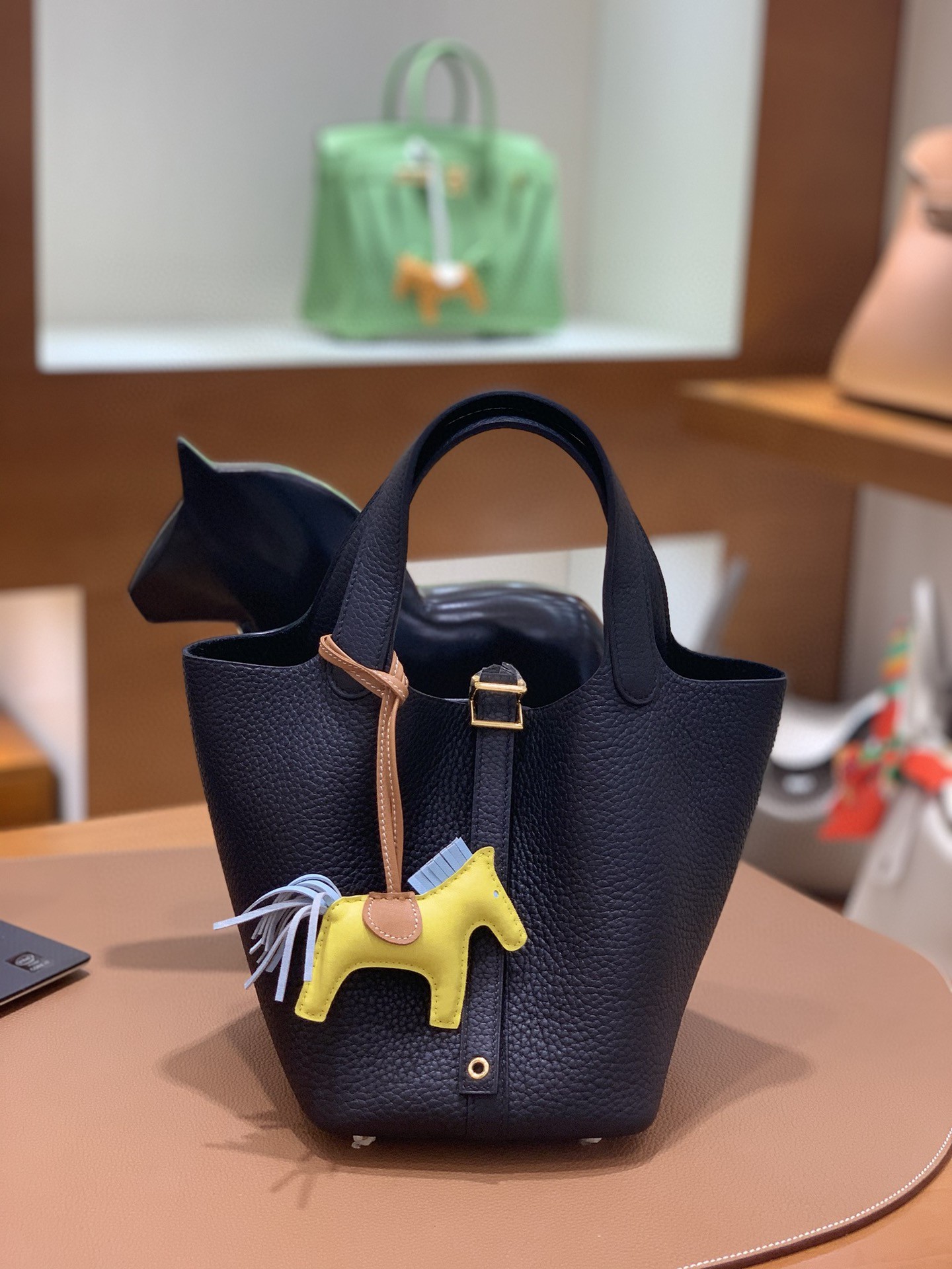 Hermès（爱马仕）Picotin 菜篮子 TC 黑色 金扣 18cm