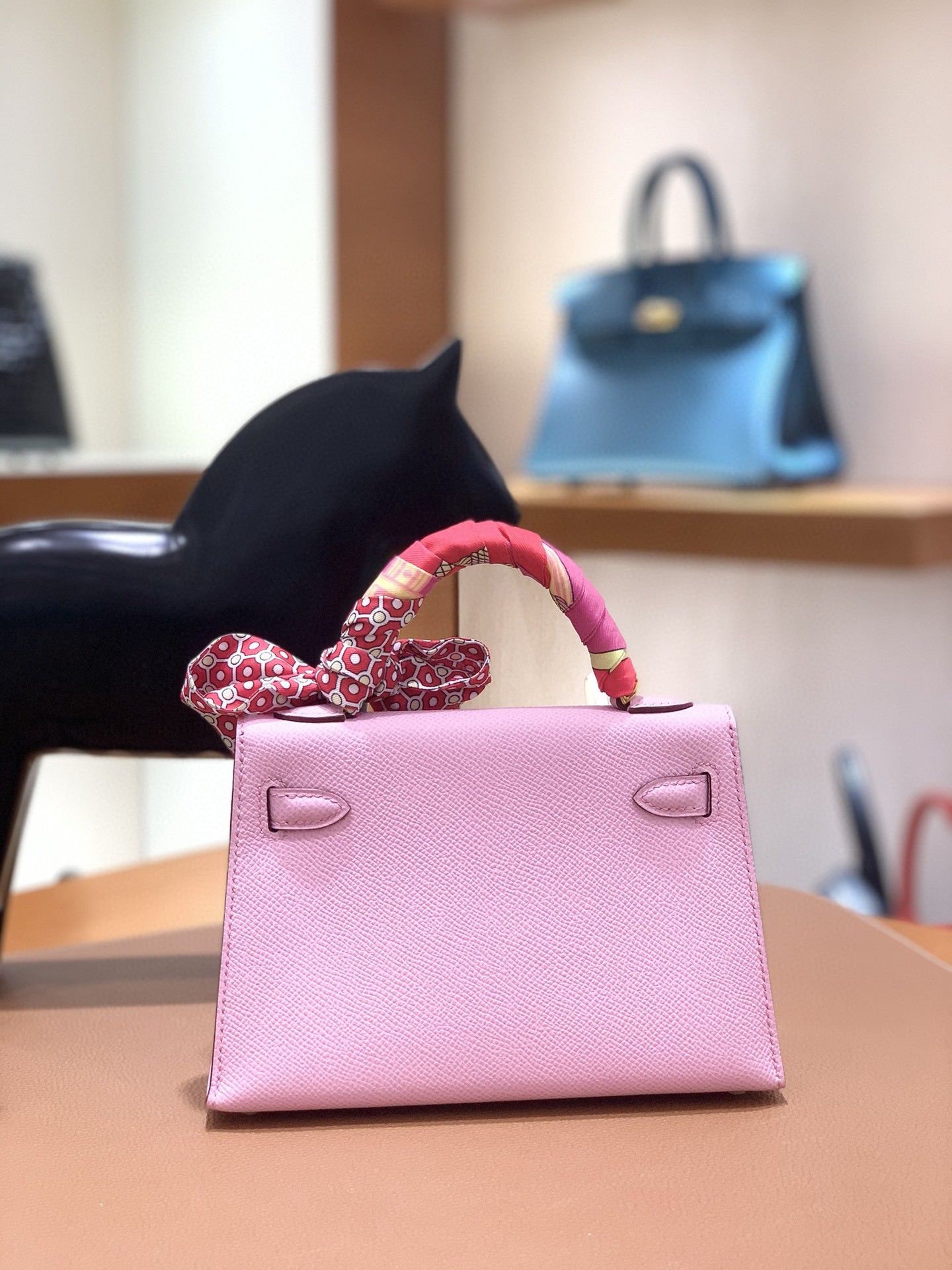 Hermès（爱马仕）miniKelly 迷你凯莉 epsom X9锦葵紫 19cm 金扣 现货