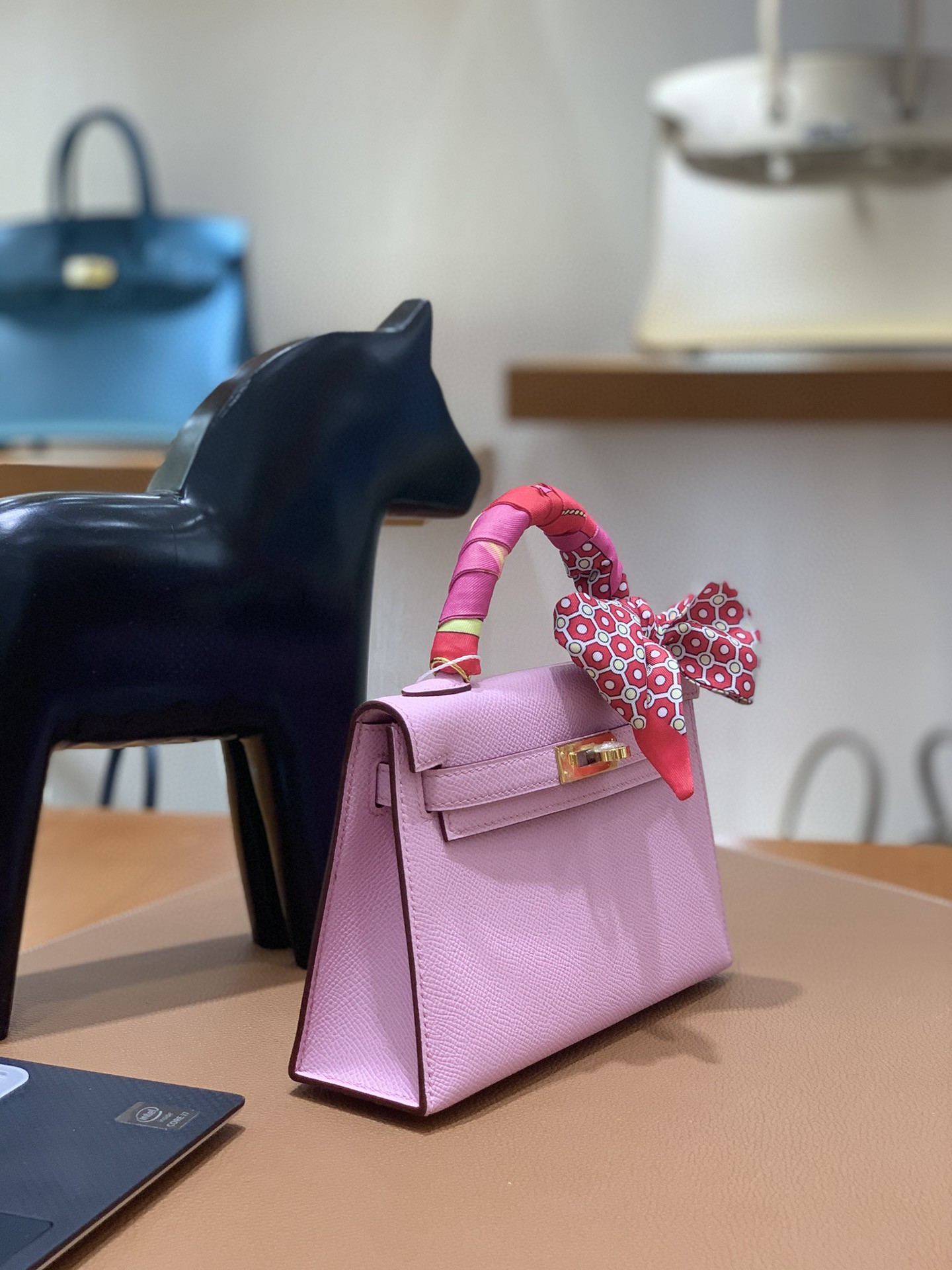 Hermès（爱马仕）miniKelly 迷你凯莉 epsom X9锦葵紫 19cm 金扣 现货