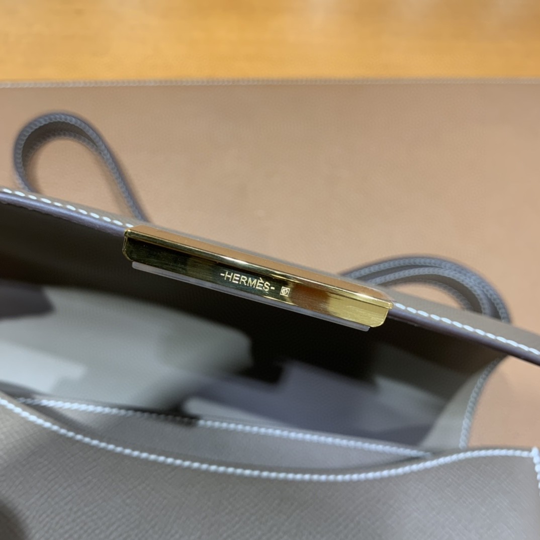 Hermès（爱马仕）Constance 康斯坦斯 Epsom 大象灰 金扣 23cm