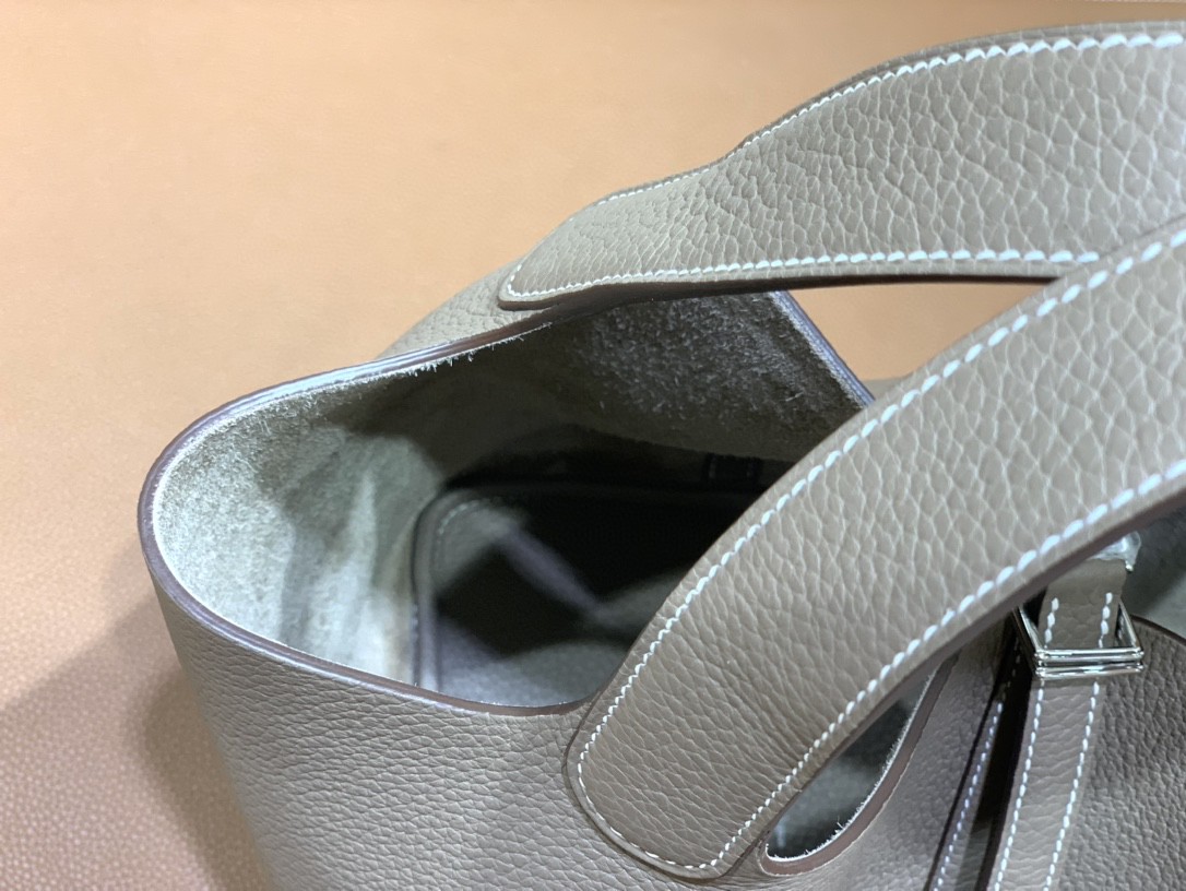 Hermès（爱马仕）Picotin 菜篮子 TC 大象灰 银扣 22cm