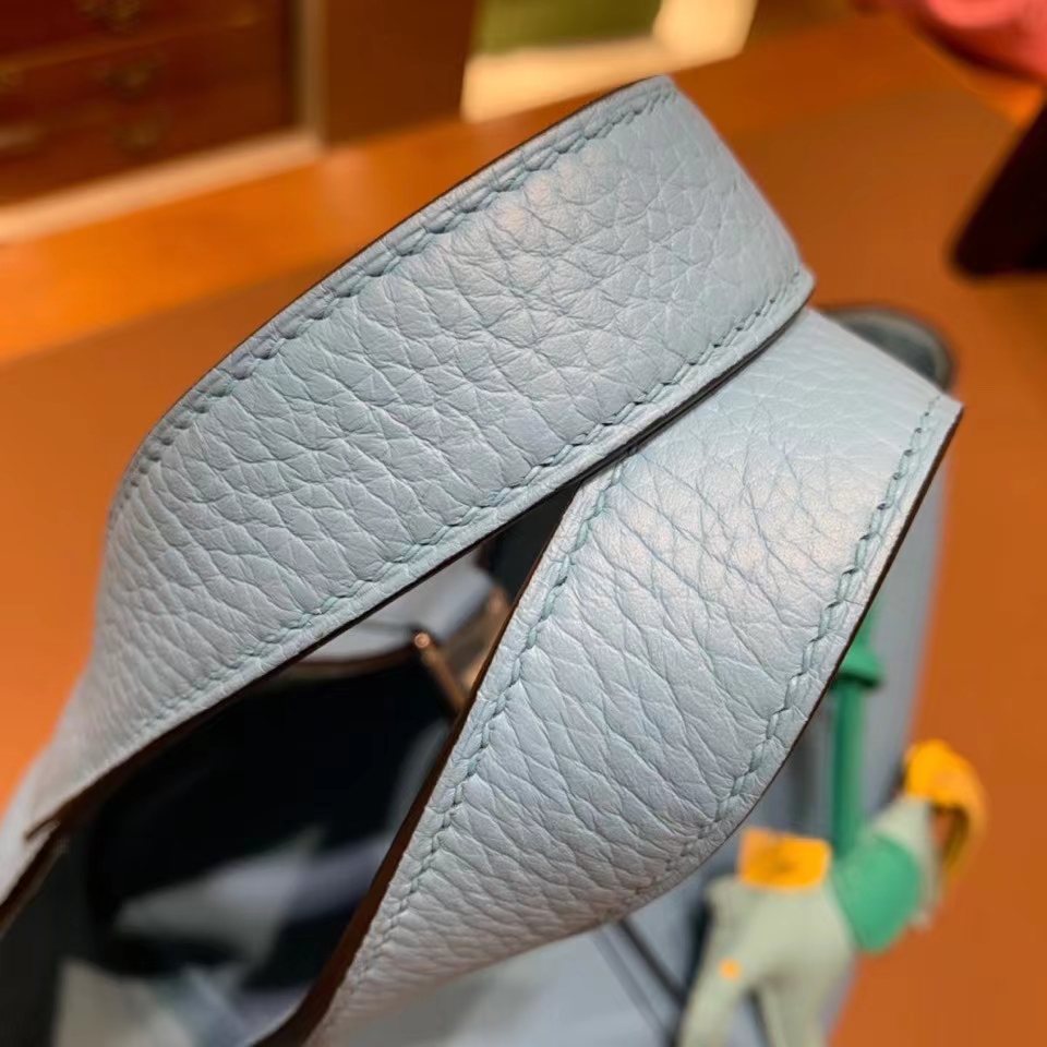 Hermès（爱马仕）Picotin 菜篮子 TC皮 P3 北方蓝 银扣 18cm