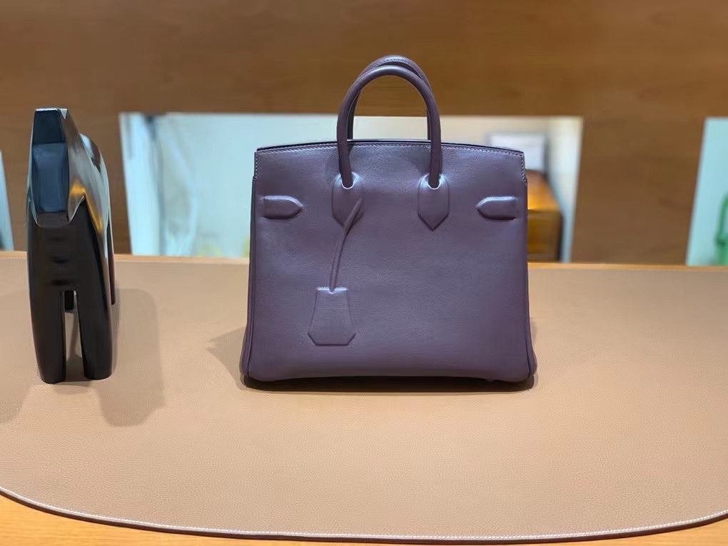 Hermès（爱马仕）Birkin shadow 影子包 swift皮 马鞍红 25cm
