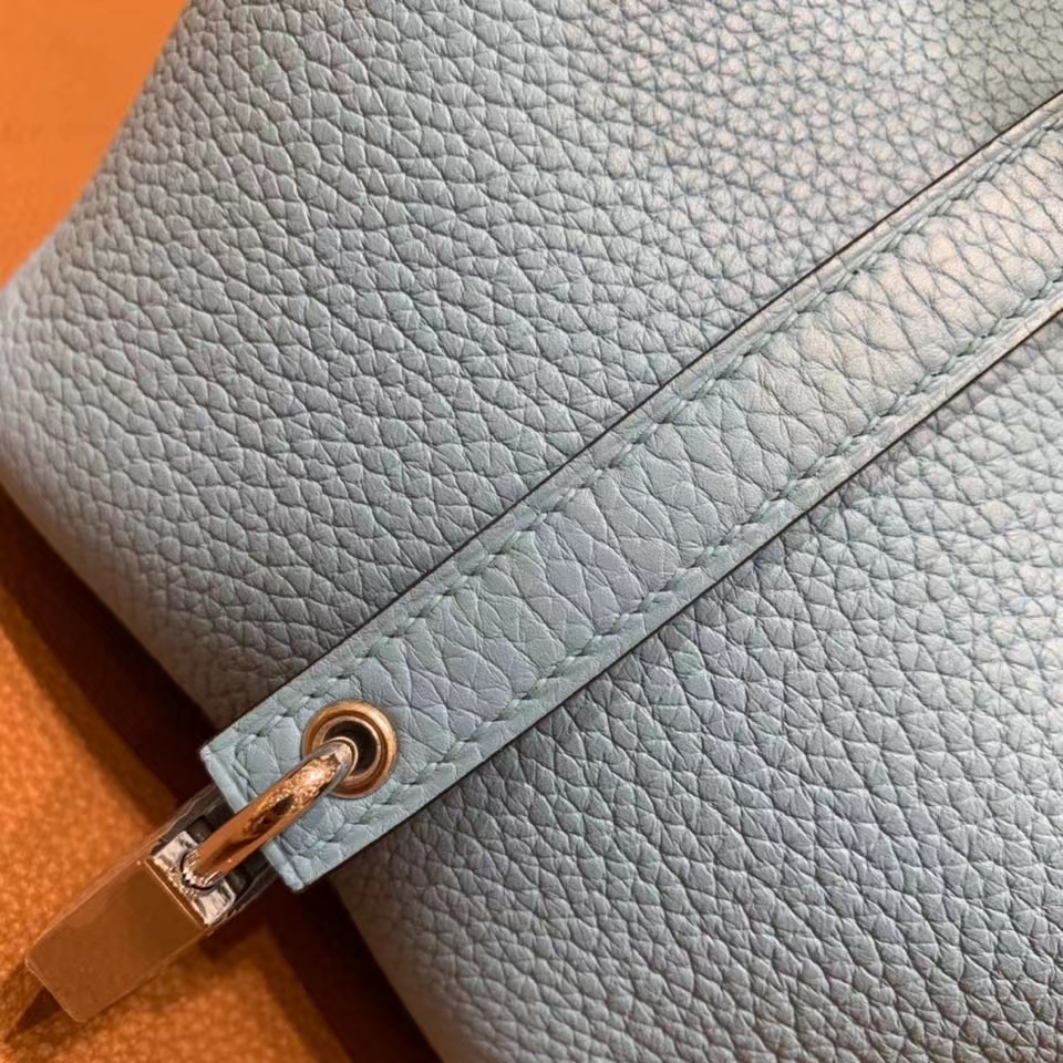 Hermès（爱马仕）Picotin 菜篮子 TC皮 P3 北方蓝 银扣 18cm