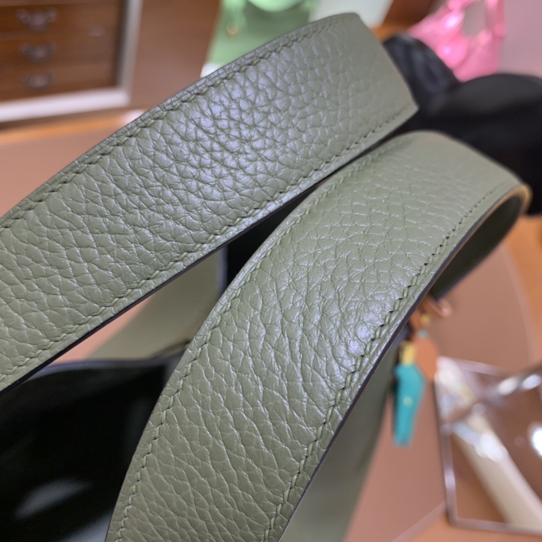 Hermès（爱马仕）Picotin 菜篮子 TC 丛林绿 金扣 22cm