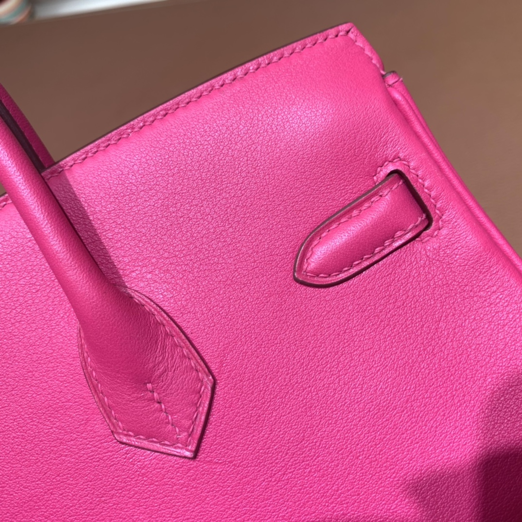 Hermès（爱马仕）Birkin 铂金包 swift i9 极致粉 金扣 25cm