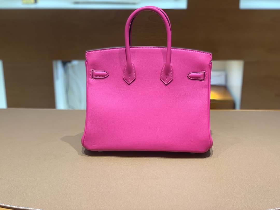 Hermès（爱马仕）Birkin 铂金包 swift i9 极致粉 金扣 25cm