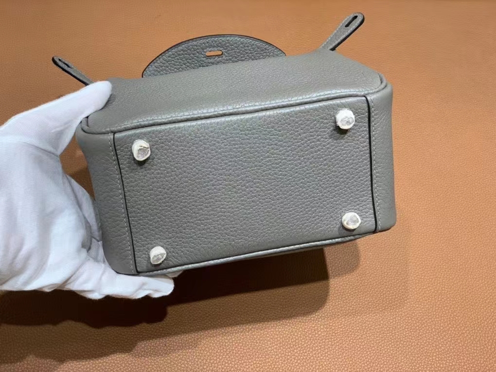 Hermès（爱马仕）mini lindy 迷你琳迪 TC 锡器灰 银扣 19cm