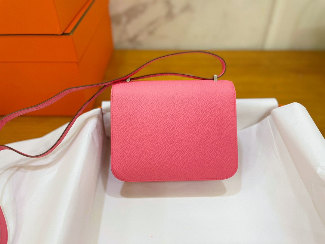 Hermès（爱马仕）Constance 康康 epsom 唇膏粉 银扣 19cm