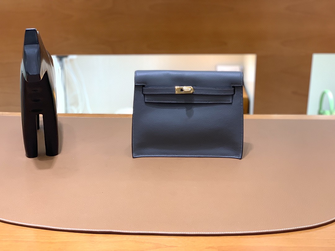 Hermès（爱马仕）Kelly danse 跳舞包 Ever color 锡器灰 金扣 22cm