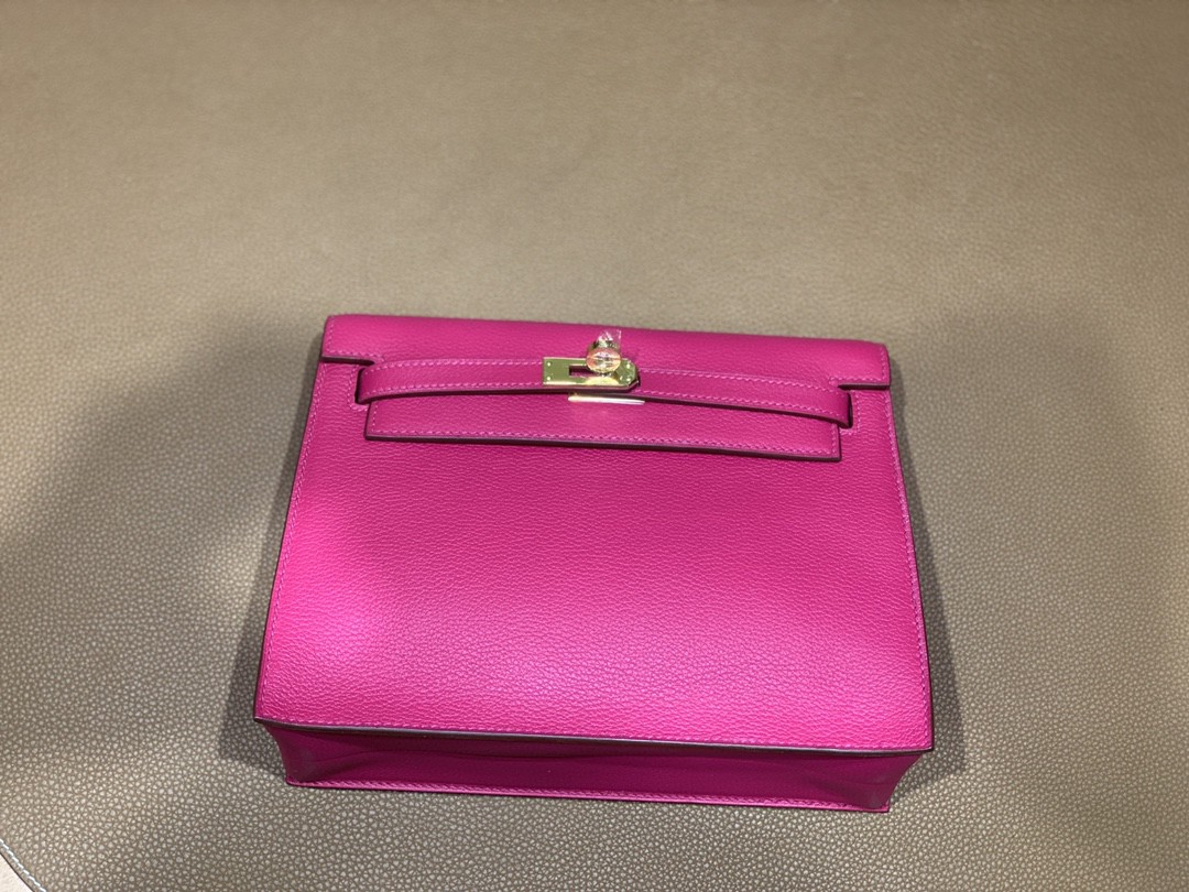 Hermès（爱马仕）Kelly danse 跳舞包 Ever color 墨西哥粉 金扣 22cm