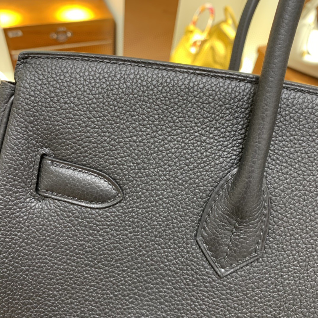 Hermès（爱马仕）Birkin 铂金包 Togo 黑色 金扣 35cm