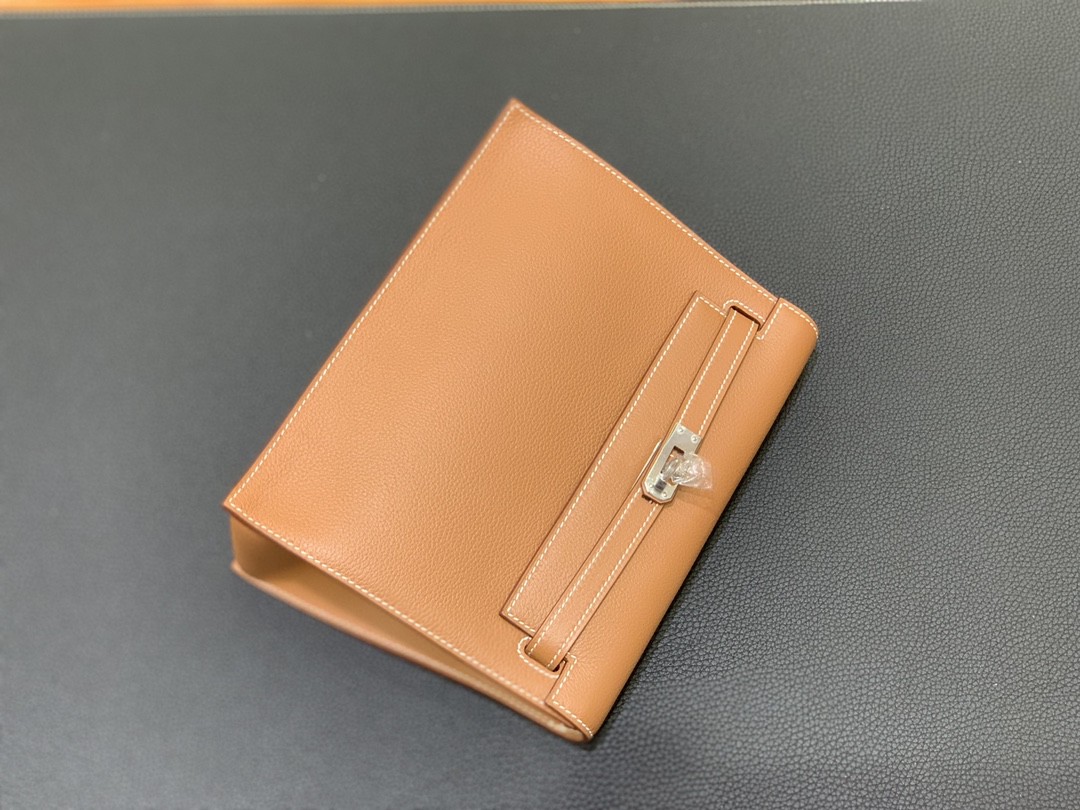 Hermès（爱马仕）Kelly danse 跳舞包 Ever color 金棕色 银扣 22cm