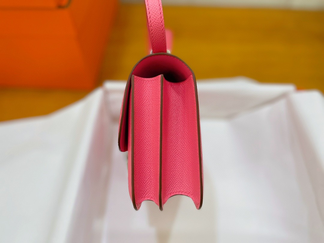 Hermès（爱马仕）Constance 康康 epsom 唇膏粉 银扣 19cm