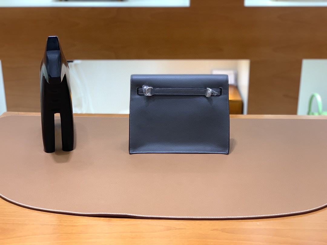 Hermès（爱马仕）Kelly danse 跳舞包 Ever color 锡器灰 银扣 22cm