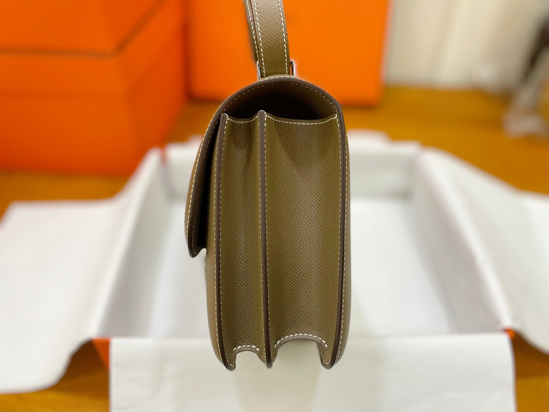 Hermès（爱马仕）Constance 康康 epsom 大象灰 银扣 23cm