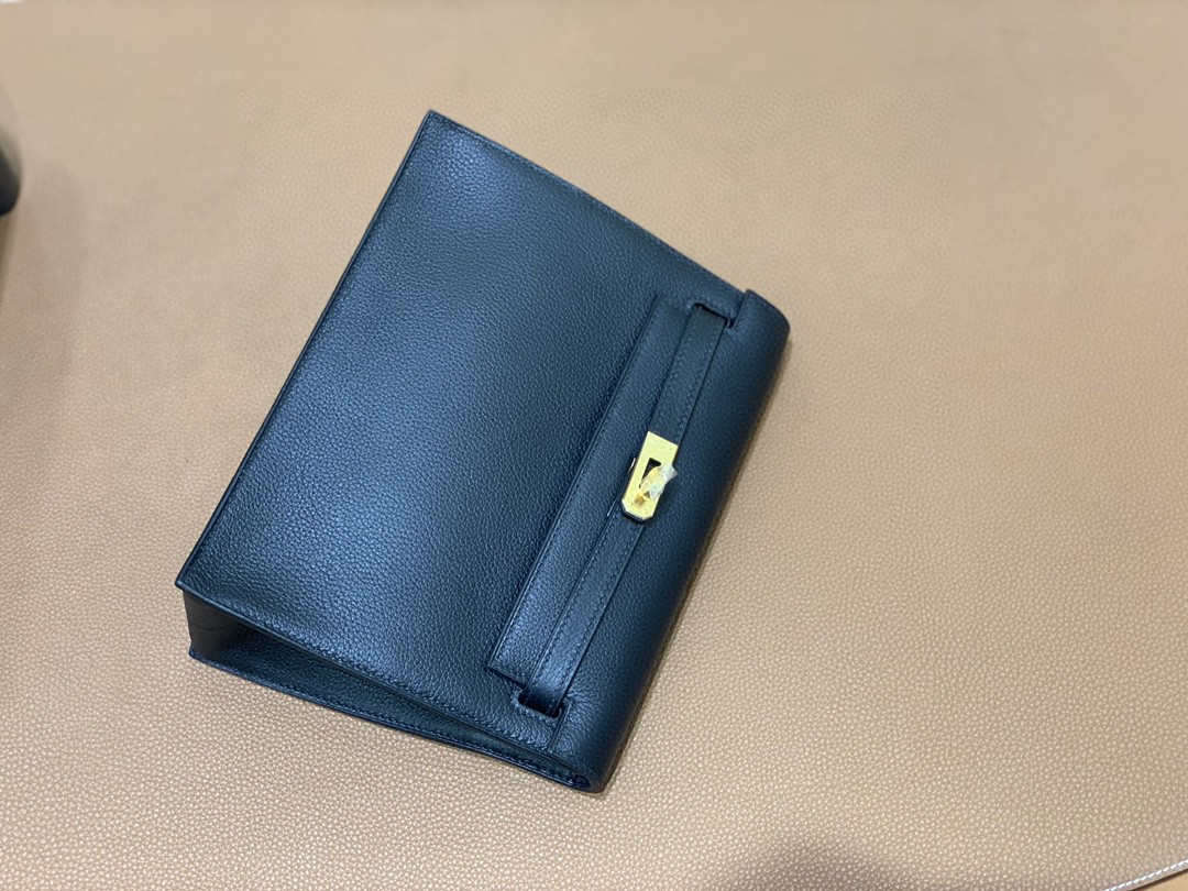 Hermès（爱马仕）Kelly danse 跳舞包 Ever color 黑色 金扣 22cm