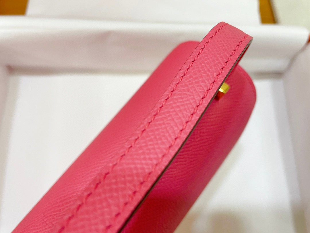 Hermès（爱马仕）Constance 康康 epsom 唇膏粉 金扣 19cm